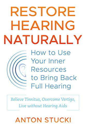 Book cover with red text, a blue ear graphic, and author name Anton Stucki.