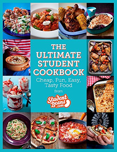 Cookbook cover displaying various colorful, prepared food dishes.