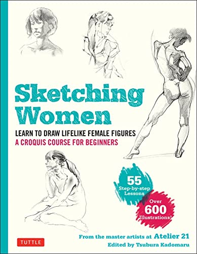 Book cover with pencil sketches of women in various poses.