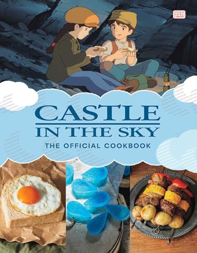 “Castle in the Sky” cookbook cover featuring characters and food images.