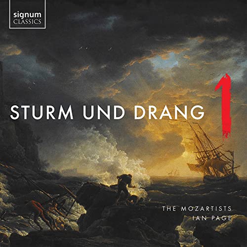 CD cover: stormy seascape painting with text “Sturm Und Drang 1”.