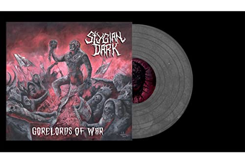 Stygian Dark "Gorelords Of War" vinyl record with violent album art.