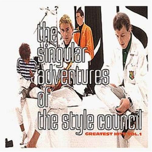CD cover featuring four men in stylish clothing, text “The Style Council”.
