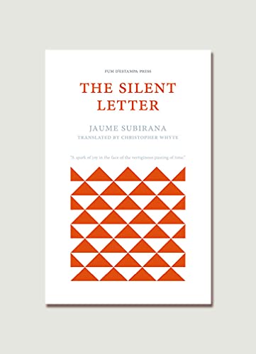 Book cover: "The Silent Letter" with red triangle pattern.