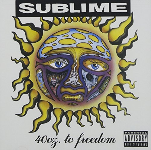 Sublime CD in jewel case, “40 Oz. to Freedom” album cover visible.