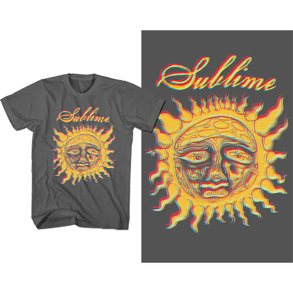 Yellow t-shirt with a sun graphic, size XX-Large, unisex style.