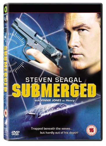 DVD cover for "Submerged" featuring Steven Seagal holding a handgun.