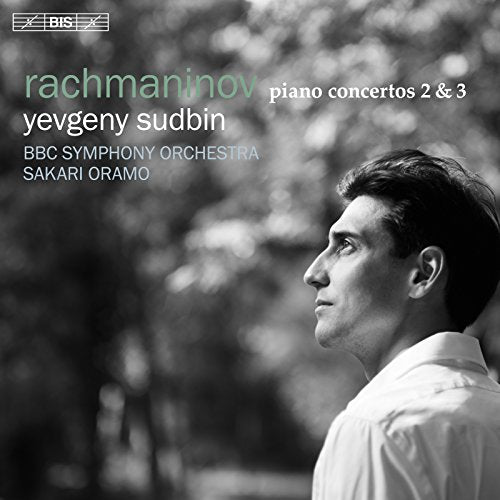 CD cover featuring pianist Yevgeny Sudbin in profile, with text details.
