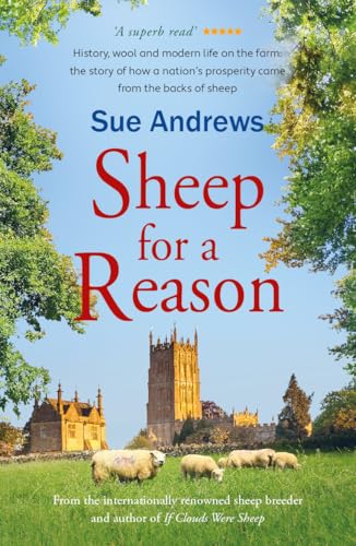 Book cover: sheep grazing before a medieval tower and countryside.