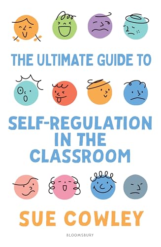 Book cover with colorful cartoon faces and title “Self-Regulation in the Classroom.”