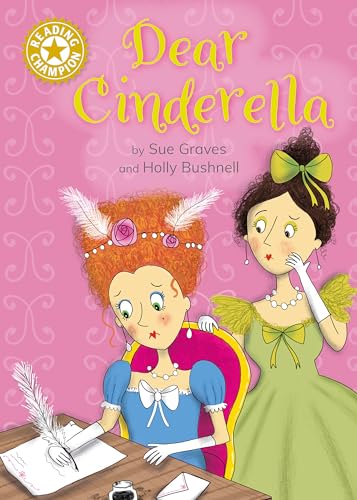 Book cover: “Dear Cinderella” illustration of two young women in gowns.