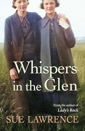 Book cover: two women in dark coats stand in a field.