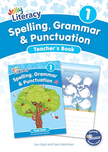 Colourful educational book cover with precursive text, likely aimed at primary school students.