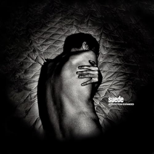 Black and white album cover featuring a person’s back and hand obscuring their face.