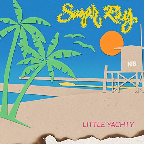 CD cover: tropical beach scene with palm trees and a lifeguard stand.