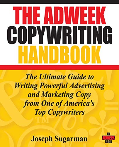 Book cover for The Adweek Copywriting Handbook by Joseph Sugarman on a yellow background.