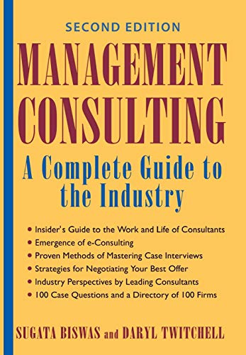 Book cover: "Management Consulting: A Complete Guide to the Industry," second edition.