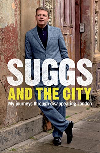 Book cover featuring Suggs leaning against a weathered brick wall.