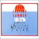 Album cover with red sun over blue sea, text reading Everlasting Summer and S. Kiyotaka.