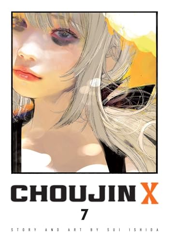 Manga cover for Choujin X volume 7 featuring a close-up portrait of a woman.