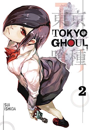Tokyo Ghoul volume 2 manga cover featuring a girl with short dark hair.