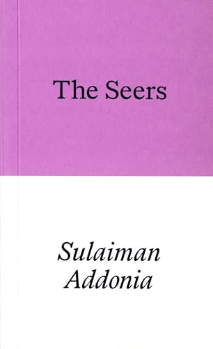 Book cover with a pink top half and white bottom half, featuring black text.