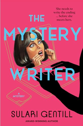 Book cover: woman with shocked expression, bold title, and shadowy hand.