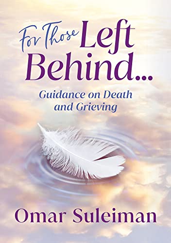 Book cover with a white feather on water, title “For Those Left Behind.”