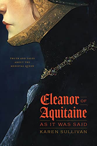 Book cover featuring a portrait of Eleanor of Aquitaine in medieval dress.