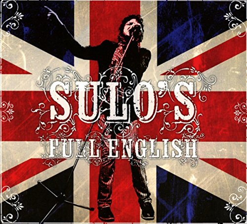 CD cover: Sulo Karlsson performing against a distressed Union Jack.