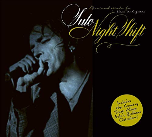 CD cover for Sulo Karlsson’s “Nightshift” featuring a black and white portrait.