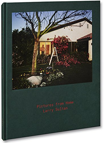 A green hardcover book titled Pictures from Home featuring a house and garden photograph.