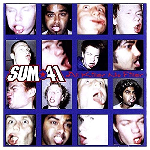 Album cover featuring a grid of close-up, distorted faces with the band name Sum 41.
