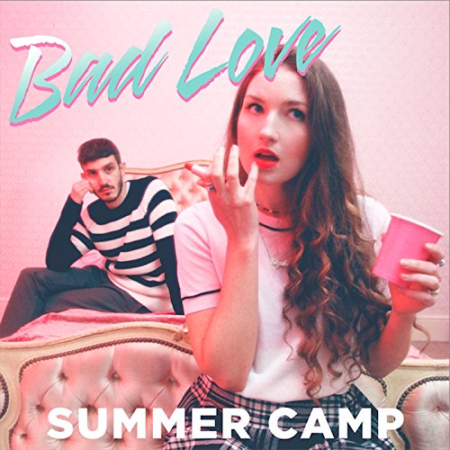 Album cover for Summer Camp’s “Bad Love” featuring two young adults.