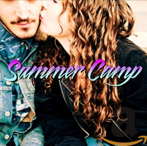 Couple embracing, with the album title "Summer Camp" in pink script.