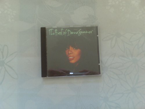 CD case featuring portrait of Donna Summer, dark hair, smiling.