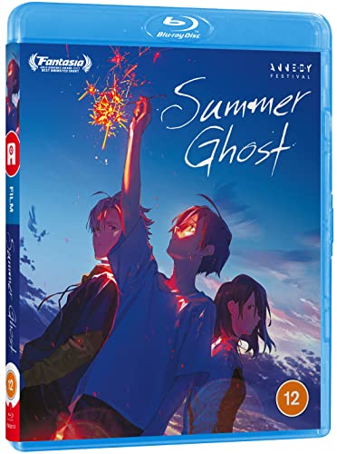 Summer Ghost" Blu-ray cover featuring three anime characters and fireworks.
