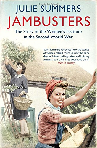 Book cover for Jambusters by Julie Summers featuring two women harvesting fruit from trees.