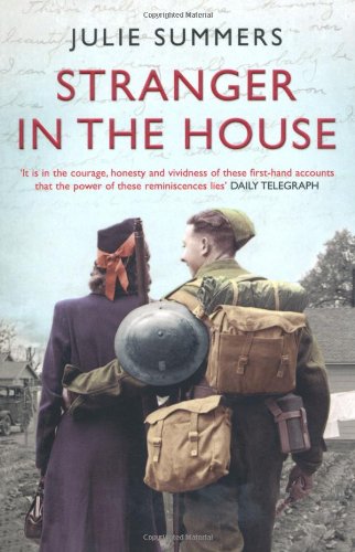 Book cover showing a woman and a soldier walking away with arms around each other.