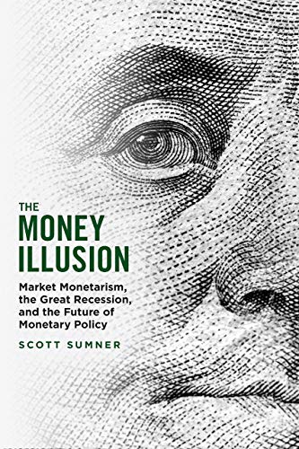 Book cover featuring an eye embedded in a textured dollar bill pattern.