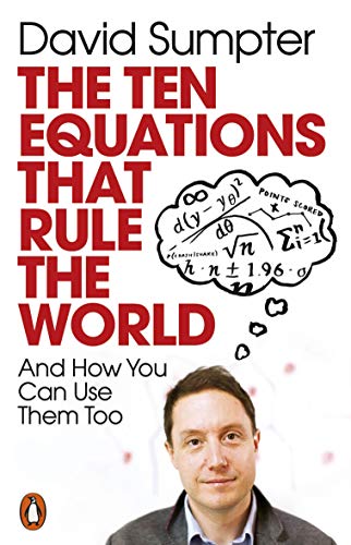 Book cover featuring David Sumpter, a thought bubble with equations, and bold red text.