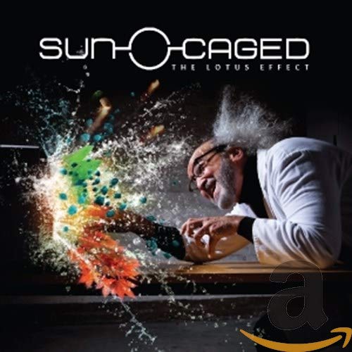 CD cover: Man with colorful, exploding paint splash effect.
