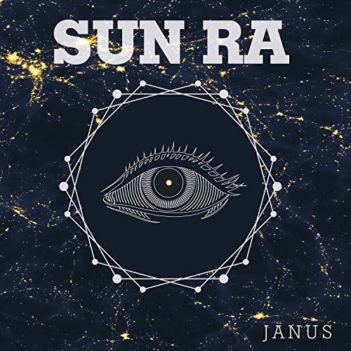 Sun Ra album cover: dark blue with a white eye within a geometric shape.