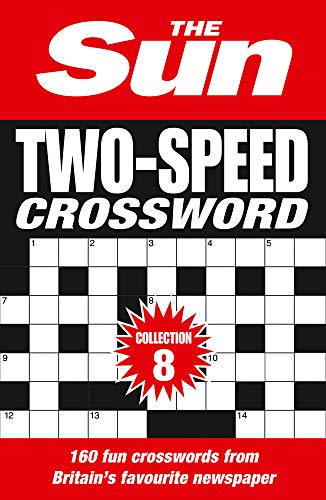 The Sun Two-Speed Crossword Collection 8 book cover with a crossword grid.