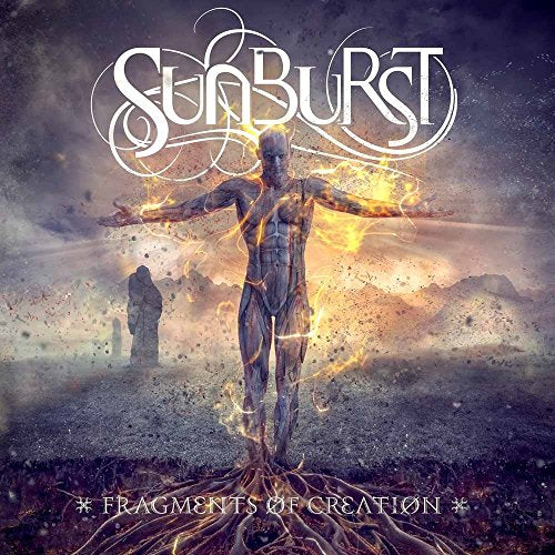 CD cover: humanoid figure with glowing lines against a dark, textured background.