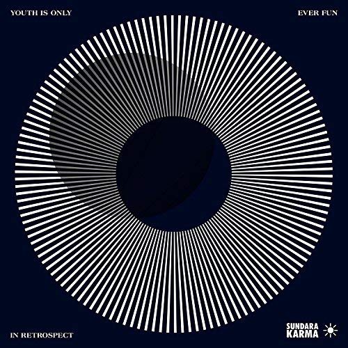 Album cover with concentric white lines and dark circular shapes.