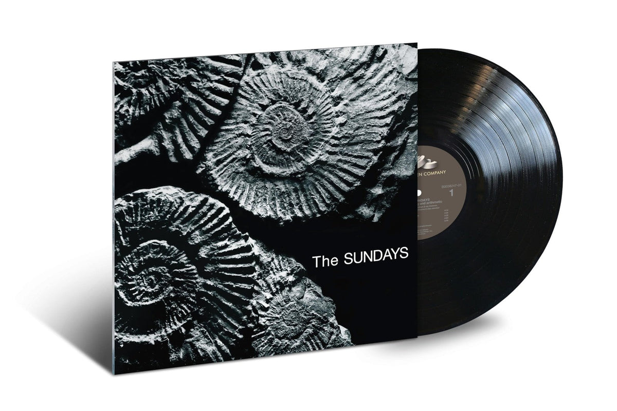 Sundays vinyl record with a black cover featuring a nautilus shell image.
