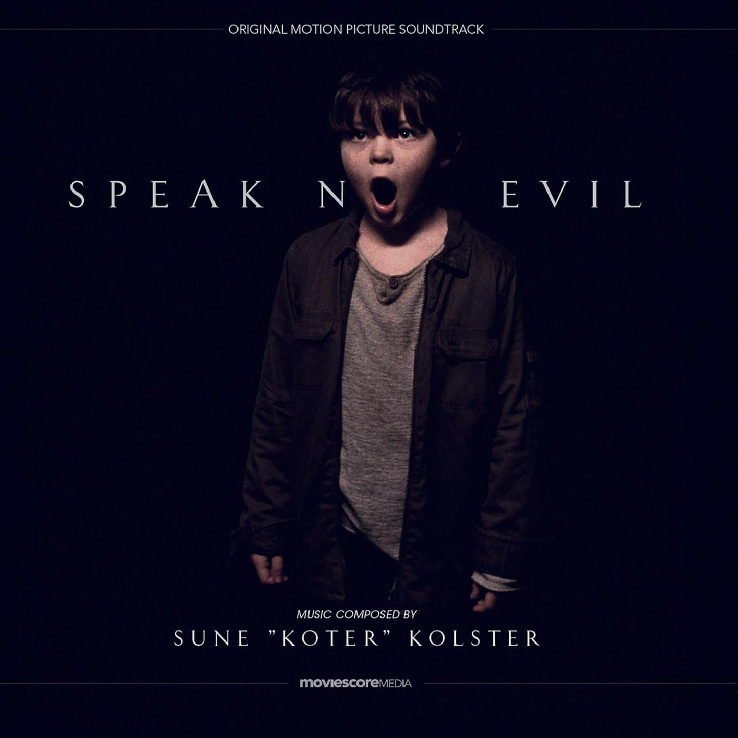 CD of the "Speak No Evil" soundtrack by Sune Koter Kolster, barcode visible.