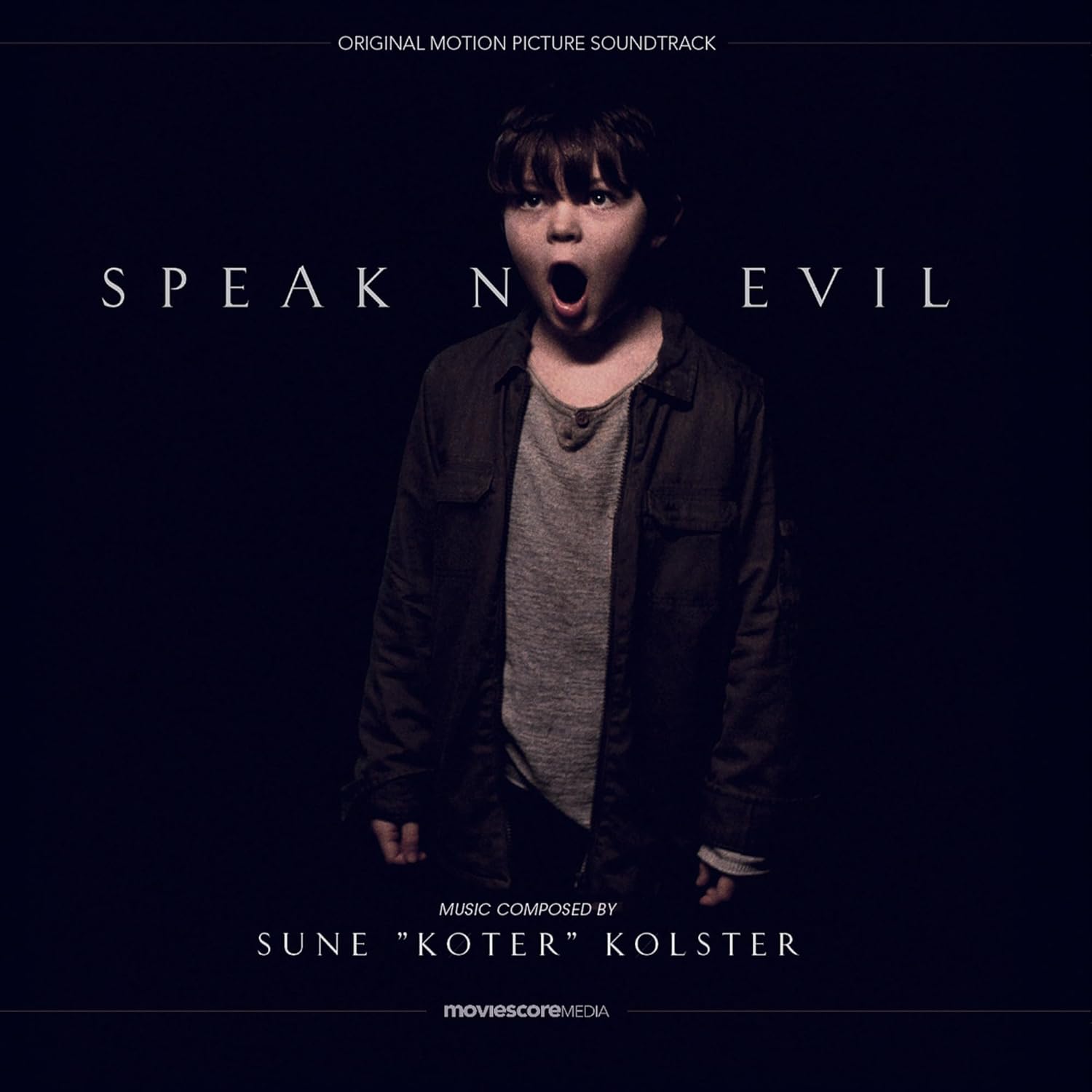CD of the "Speak No Evil" soundtrack by Sune Koter Kolster, barcode visible.