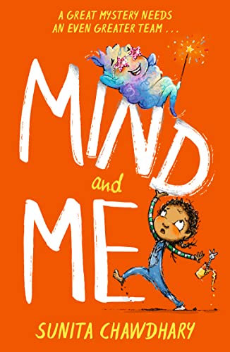 Book cover: "Mind & Me" with colorful illustration of a child and cloud.